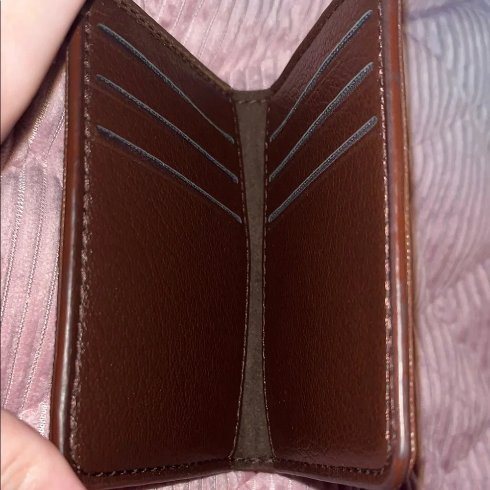 Upcycled Louis Vuitton Monogram Brown and Gold Card Monogram card holder